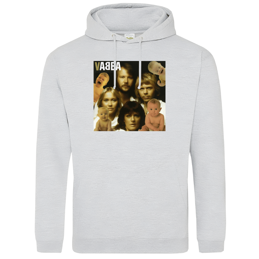Hoodie: Delvis Presley – Vabba (svart eller grå hoodie) - Image 2
