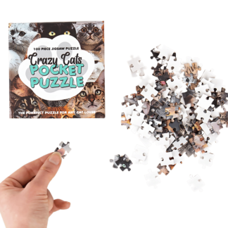 Pussel: Crazy Cats Pocket Puzzle