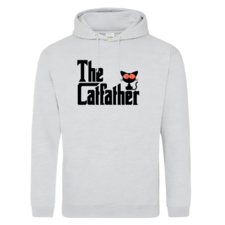Hoodie: The Catfather (svart eller grå)