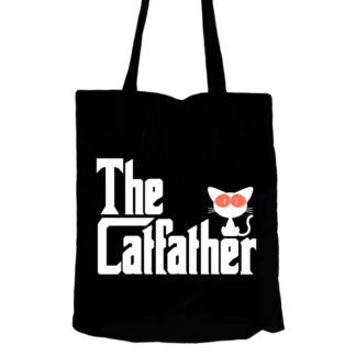 Tygväska: Catfather (svart eller vit)
