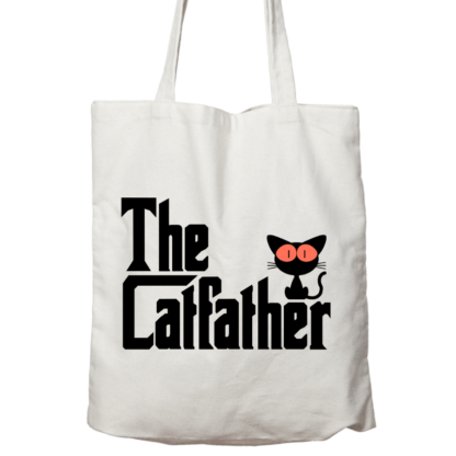 Tygväska: Catfather (svart eller vit) - Image 2