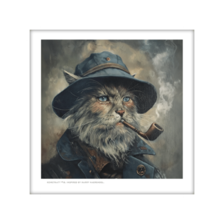 Inramad print (24X24): Harry Haerendel (Den gamle sjöbjörnen)