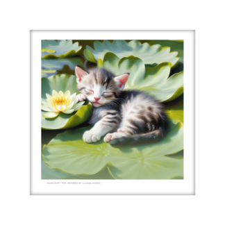 Inramad print (24X24): Konstkatt 29 – Claude Monet