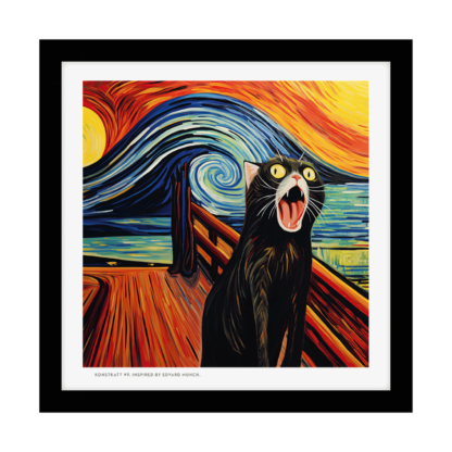 Inramad print (24X24): Konstkatt 9 – Edvard Munch - Image 2