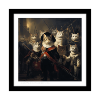 Inramad print (24X24): Konstkatt 12 – Rembrandt