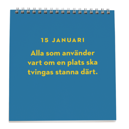 Svenska vitsord: bordskalender (förhandsköp med minitygväska på köpet) - Image 3