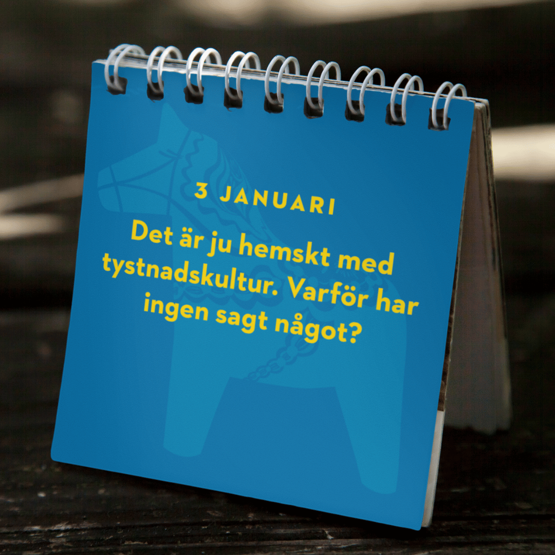 Svenska vitsord: bordskalender (förhandsköp med minitygväska på köpet) - Image 2