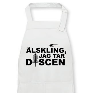 Förkläde: Jag tar discen (svart eller vitt)
