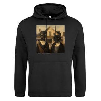 Hoodie: Konstkatt 20 – Grant Wood