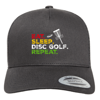 Keps: Eat, sleep, disc golf, repeat – Flexfit Retro Trucker