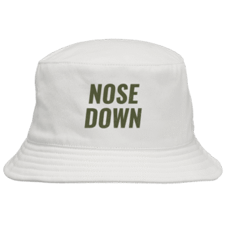 Solhatt: Discgolf - Nose Down (svart eller vit)