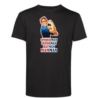 T-shirt: Supermamman (svart eller vit)