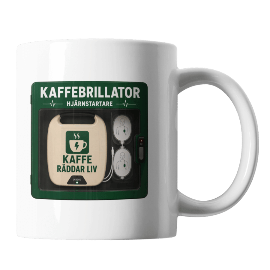 Mugg: Kaffebrillator – hjärnstartare