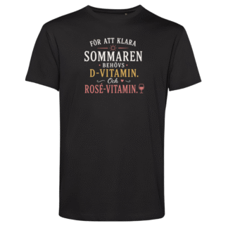 T-shirt: Rosévitamin (svart eller vit)
