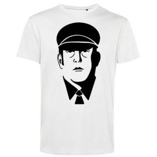 T-shirt (unisex): Biffen – extra stort motiv (välj motivfärg)