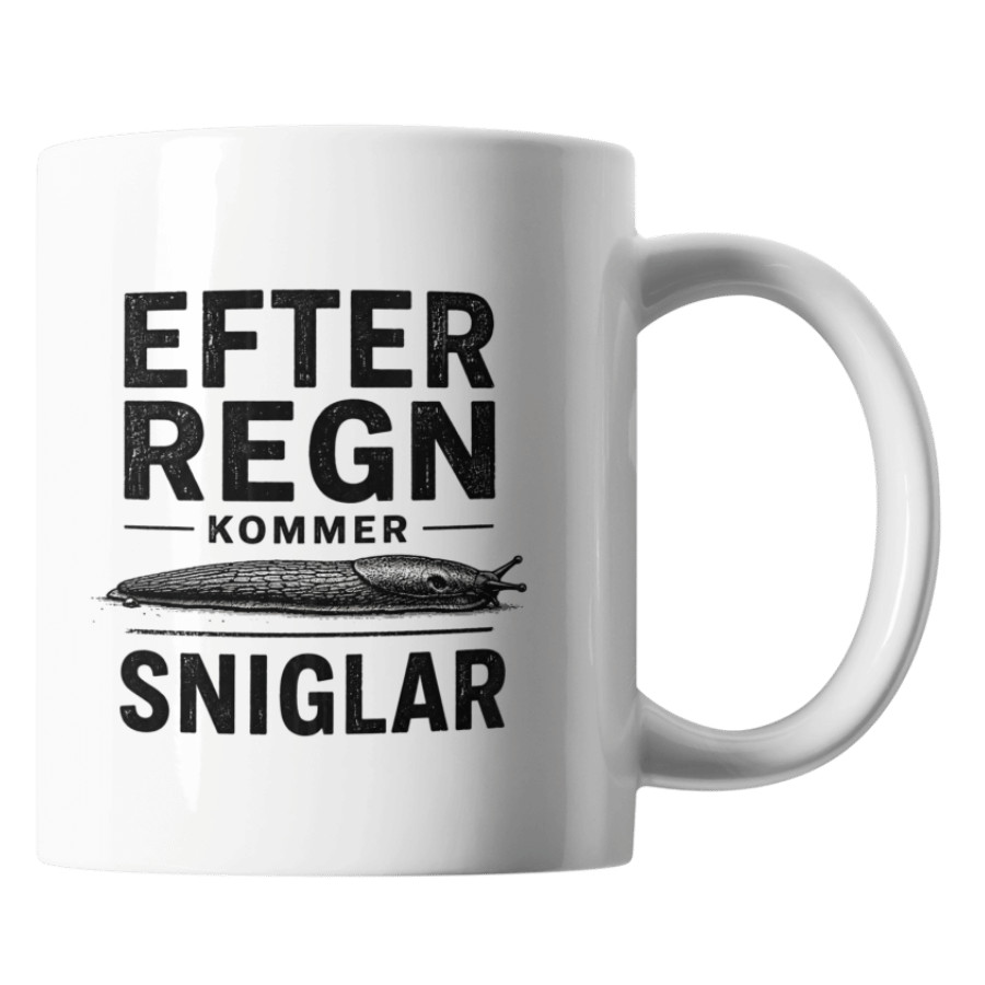 Mugg: Efter regn kommer sniglar
