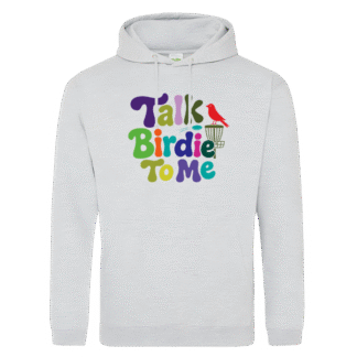 Hoodie: Talk Birdie To Me (svart eller grå)