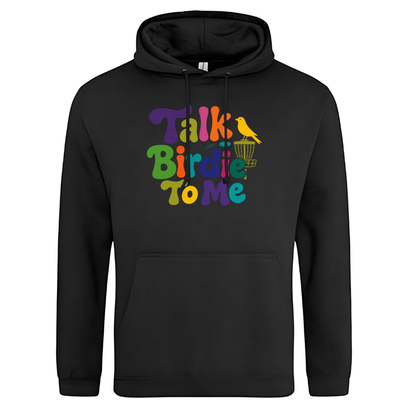 Hoodie: Talk Birdie To Me (svart eller grå) - Image 2