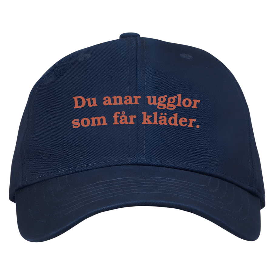 Dad cap: Killinggänget – Du anar ugglor som får kläder (välj färg) - Image 4
