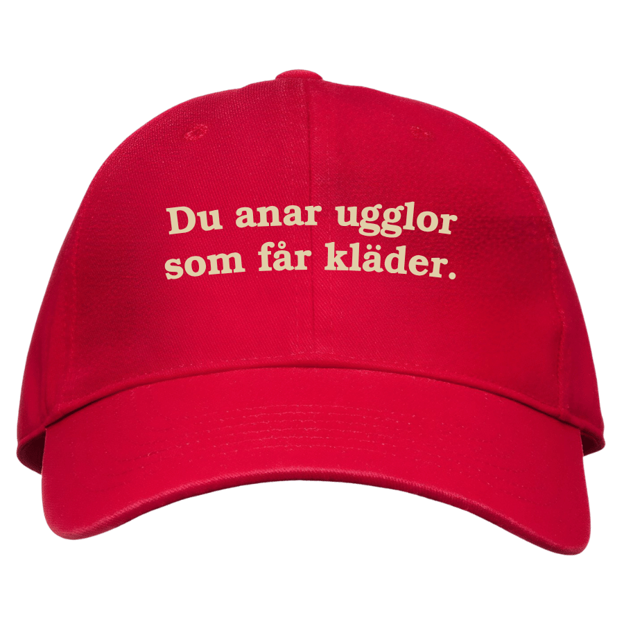 Dad cap: Killinggänget – Du anar ugglor som får kläder (välj färg) - Image 3