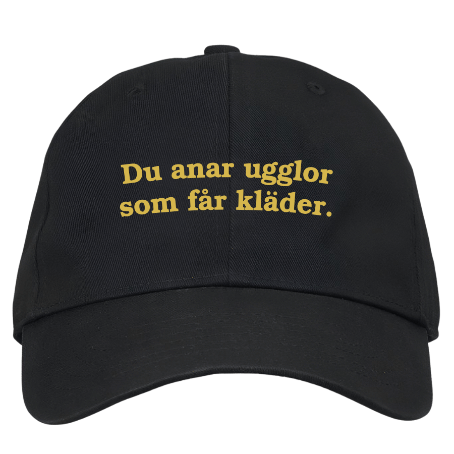 Dad cap: Killinggänget – Du anar ugglor som får kläder (välj färg) - Image 2