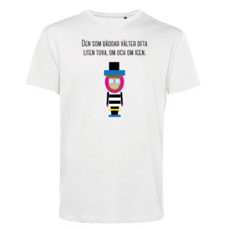 T-shirt: Killinggänget – Den som bäddar välter ofta liten tuva (svart eller vit)