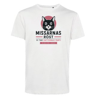 T-shirt (unisex): Missarnas röst – katternas parti (olika färger)