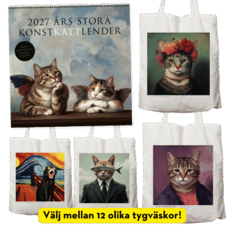 Paket: 2027 års stora konstkattlender + valfri tygväska