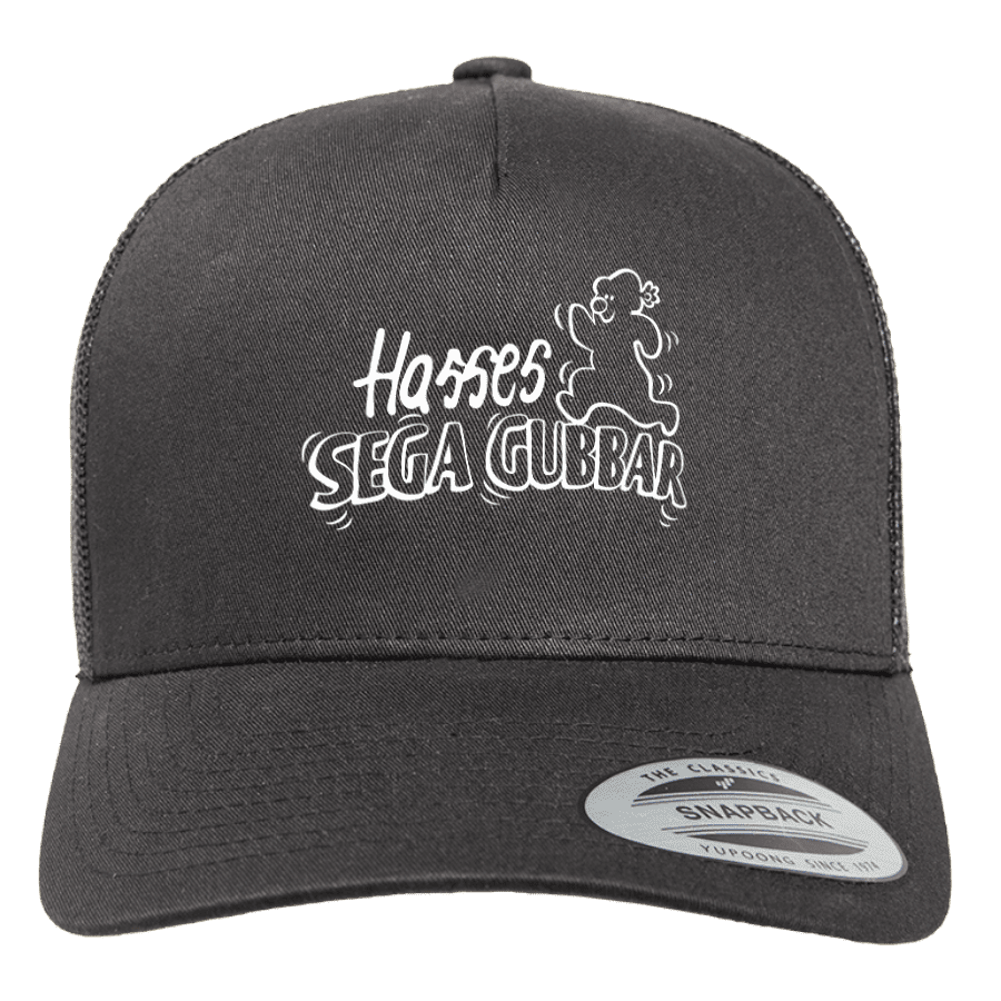 Keps: Killinggänget - Hasses sega gubbar (Retro trucker/välj färg) - Image 3