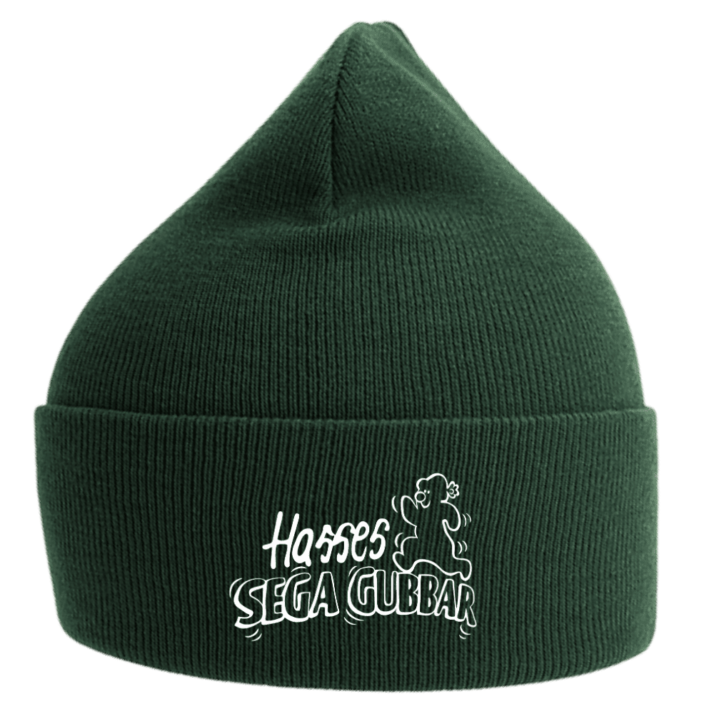 Mössa/beanie: Hasses sega gubbar (två modeller/tre färger)