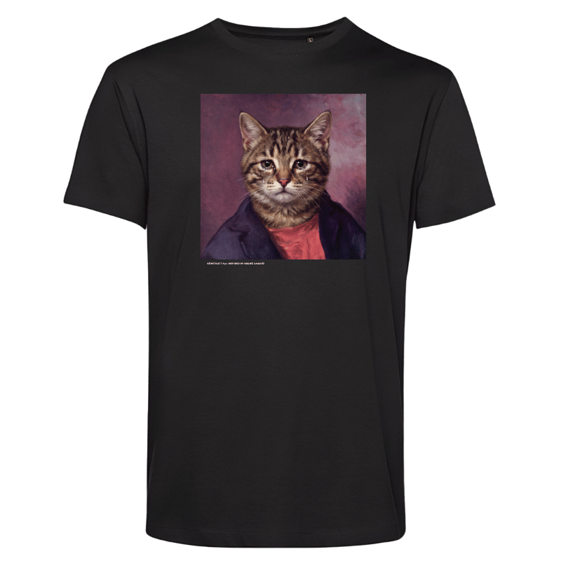 T-shirt: Konstkatt 40 – Bruno Amadio (svart eller vit) - Image 2