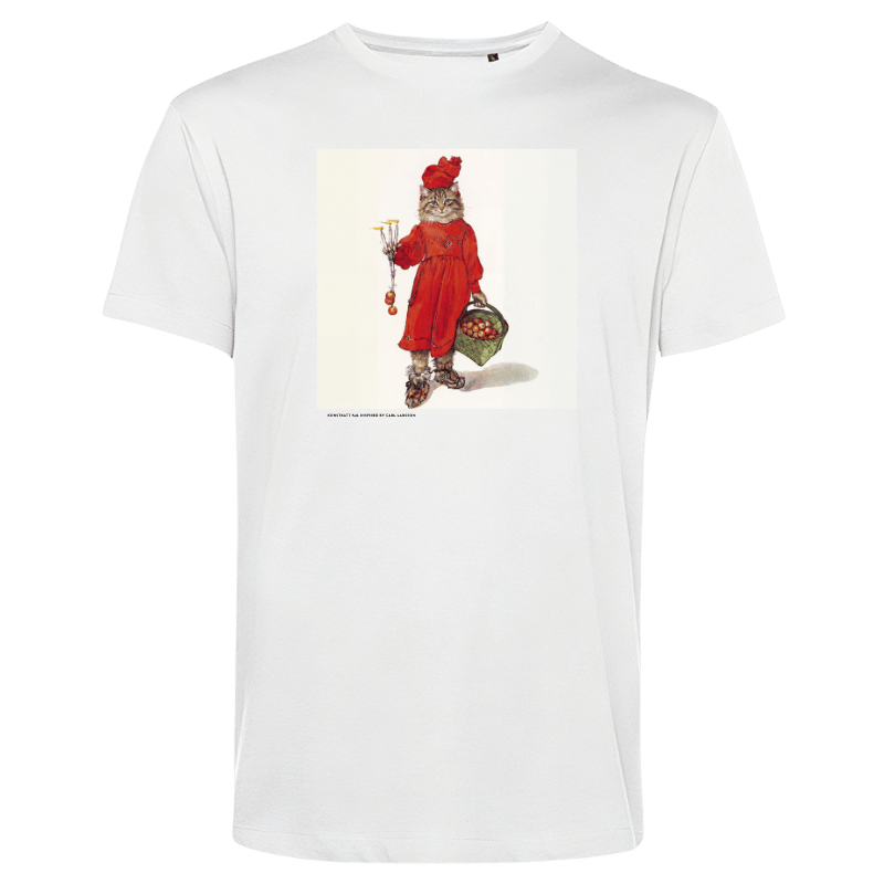 T-shirt: Konstkatt 48 – Carl Larsson (svart eller vit) - Image 2