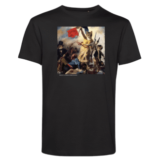 T-shirt: Konstkatt 43 – Eugène Delacroic (svart eller vit)