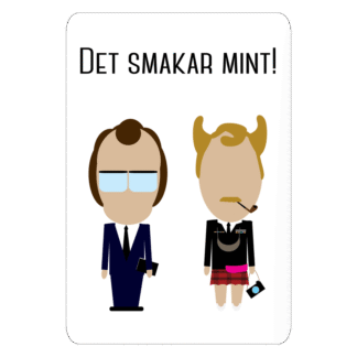 Kylskåpsmagnet: Killinggänget – Det smakar mint