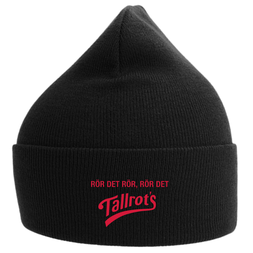 Mössa/beanie: Tallrot's rör (två modeller/två färger)