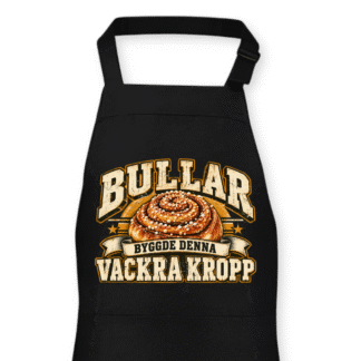 Förkläde: Bullar byggde denna vackra kropp (svart eller vitt)