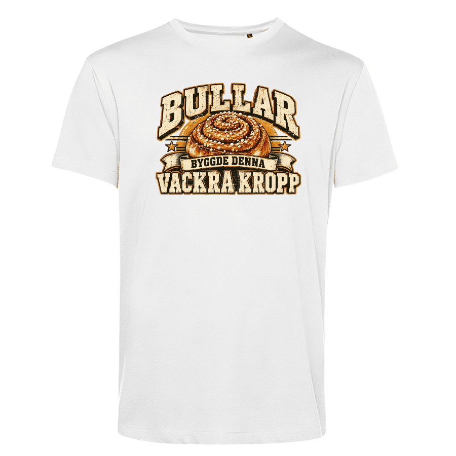 T-shirt (unisex): Bullar byggde denna vackra kropp (svart eller vit) - Image 2
